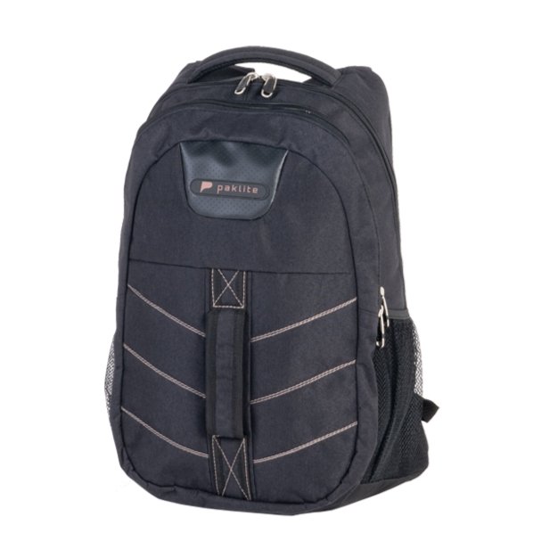 Paklite Origin Backpack in Black & Khaki - iBags - Luggage & Leather Bags