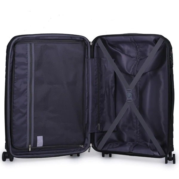 Pierre Cardin Montpellier 55cm Cabin Spinner | Navy - iBags - Luggage & Leather Bags