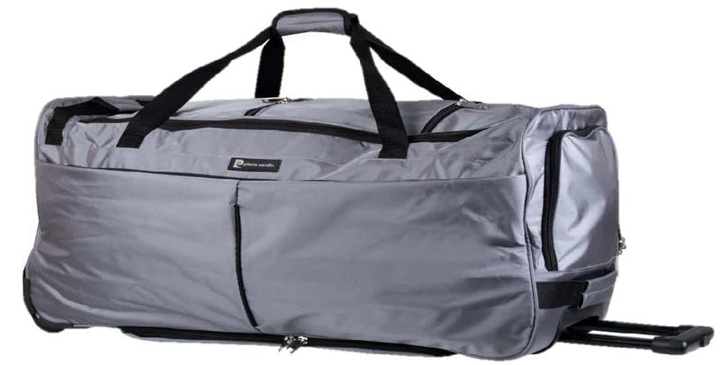 Pierre Cardin Small Trolley Backpack Duffle | Silver - iBags - Luggage & Leather Bags