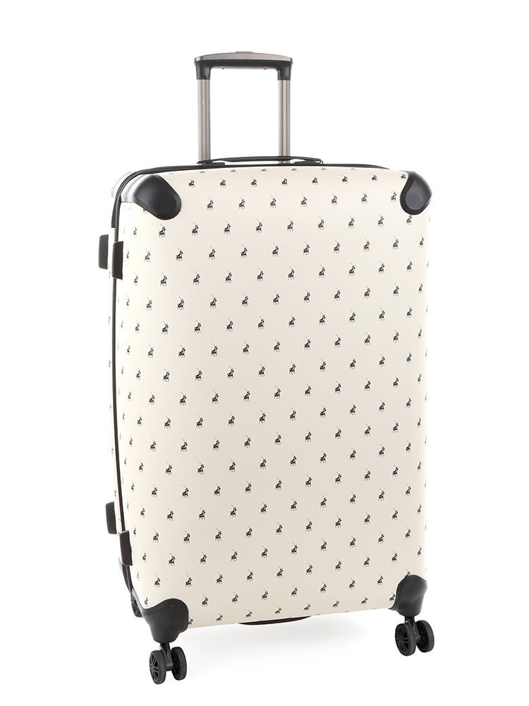 Polo Classic Double Pack Large 4 Wheel Trolley Case Beige - iBags - Luggage & Leather Bags