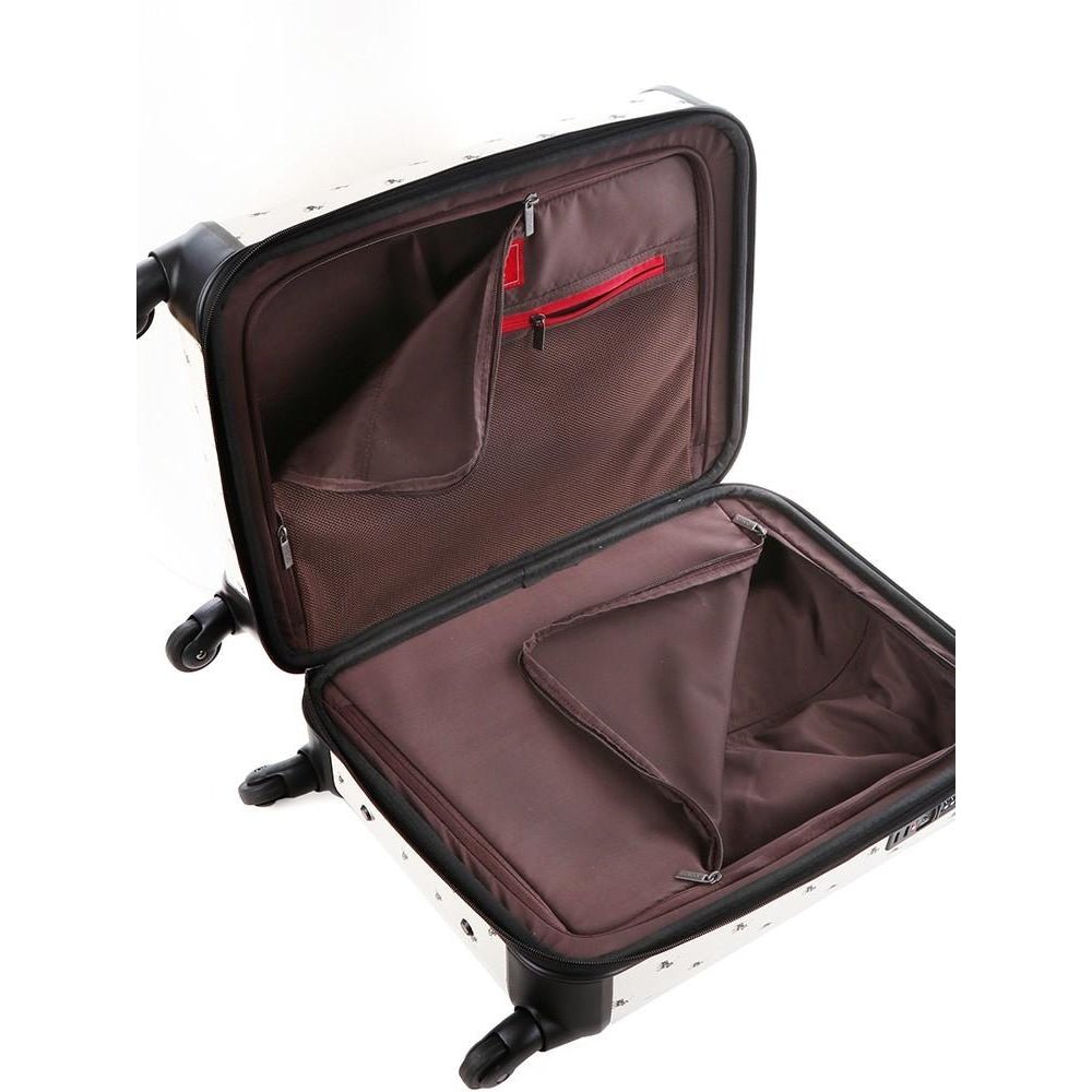 Polo Classic Double Pack Medium 4 Wheel Trolley Case Beige - iBags - Luggage & Leather Bags
