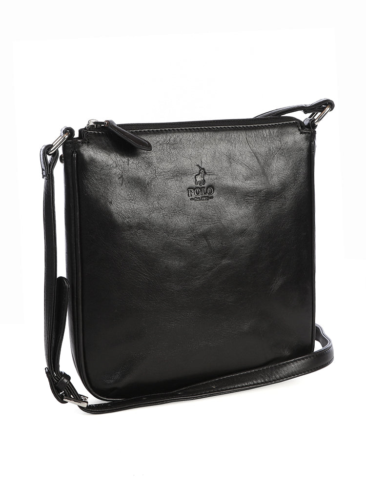 Polo Colorado Crossbody Sling | Black - iBags - Luggage & Leather Bags