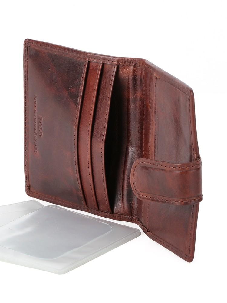 Polo Etosha Leather Card Holder Wallet with Tab - iBags.co.za