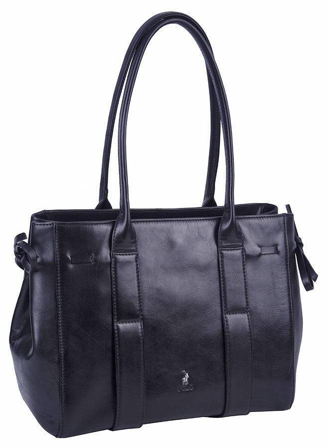 Polo Etosha Shopper | Black - iBags - Luggage & Leather Bags