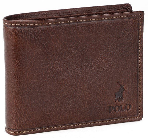 Polo Hamilton Billfold With Drivers Licence | Brown - iBags - Luggage & Leather Bags
