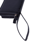 Polo Kenya Double Zip Travel Wallet | Black - iBags - Luggage & Leather Bags
