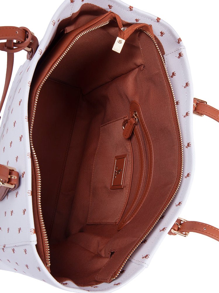 Polo New Iconic Tote | White - iBags - Luggage & Leather Bags