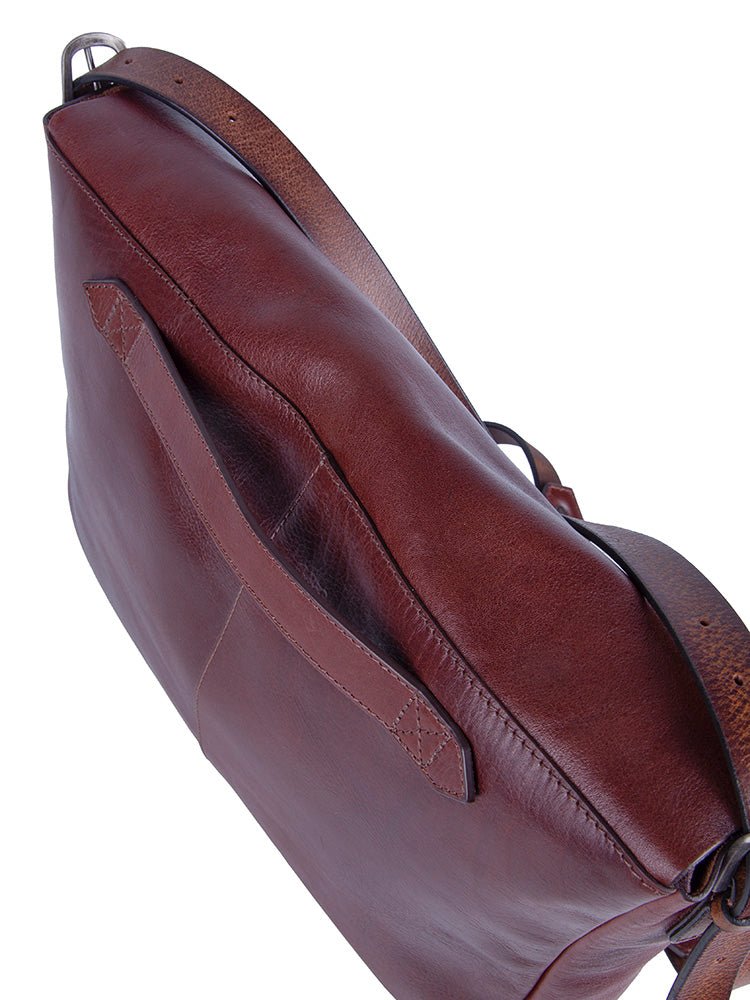 Polo Osaka Leather Messenger Bag | Brown - iBags - Luggage & Leather Bags