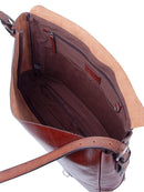 Polo Osaka Leather Messenger Bag | Brown - iBags - Luggage & Leather Bags