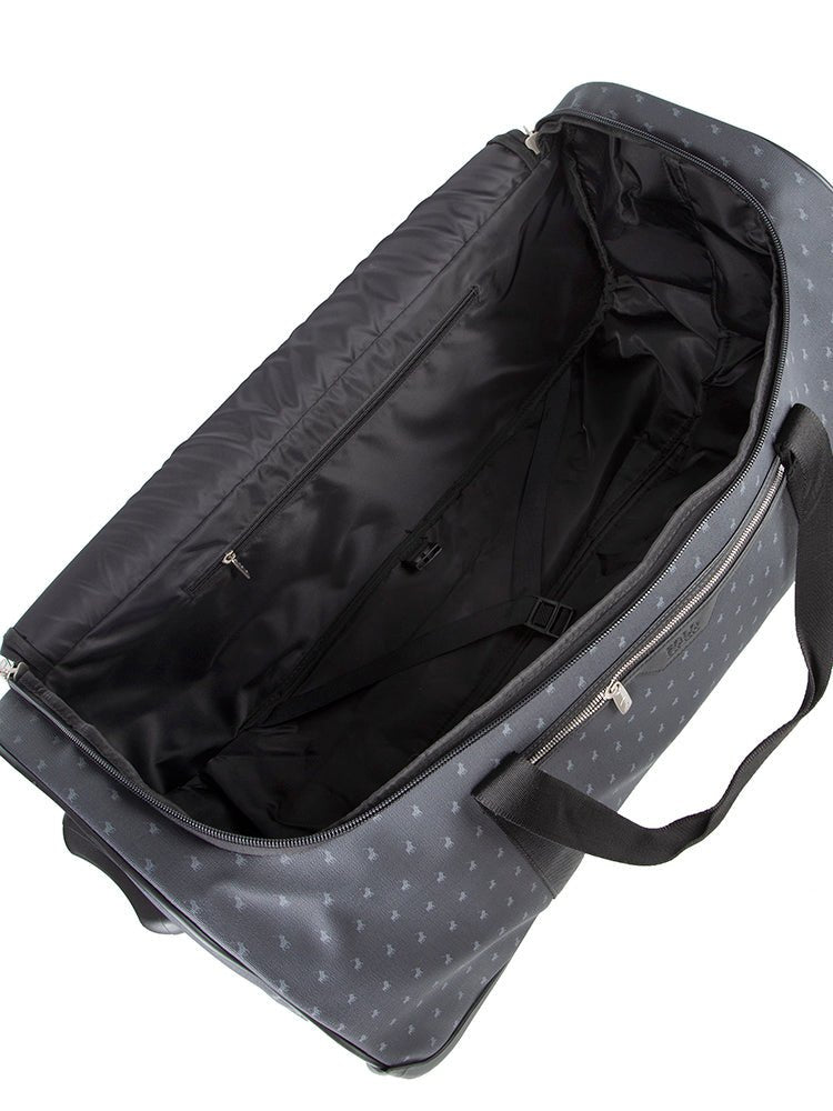 Polo Signature Luggage Large Trolley Duffel | Black - iBags - Luggage & Leather Bags