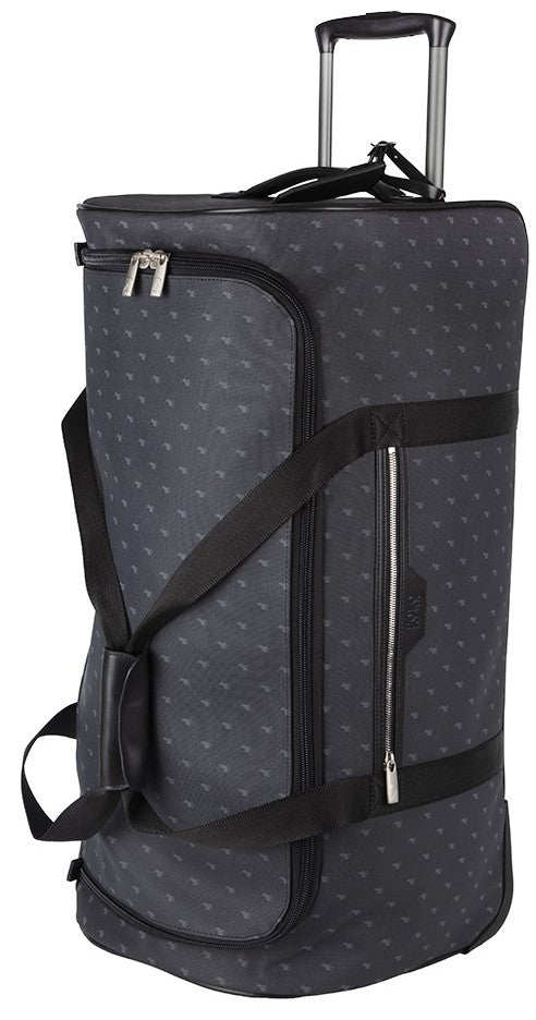 Polo Signature Luggage Large Trolley Duffel | Black - iBags - Luggage & Leather Bags