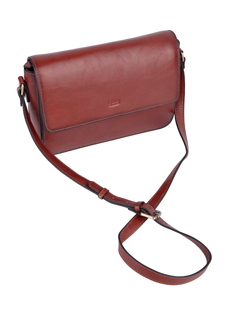 Polo Vega Flapover Sling | Brown - iBags - Luggage & Leather Bags