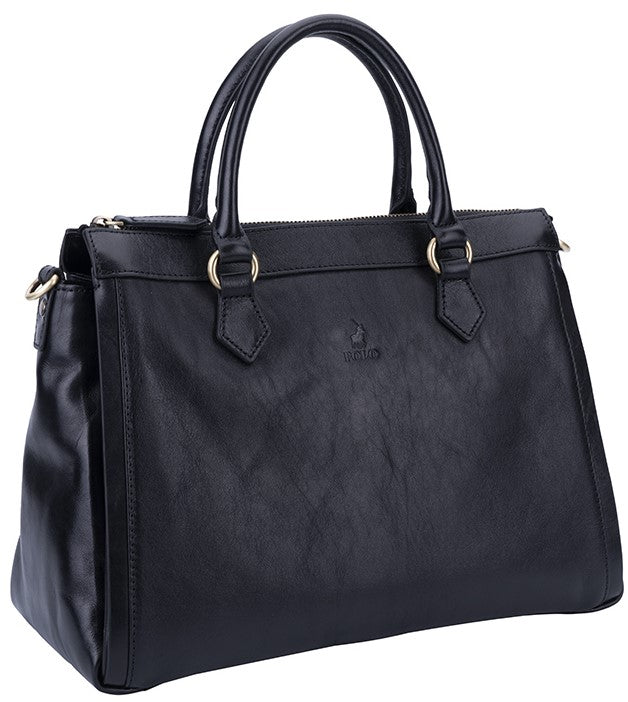 Polo Vega Shopper | Black - iBags - Luggage & Leather Bags