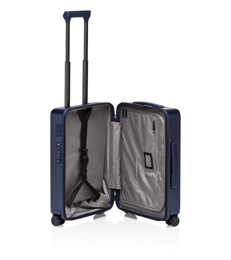 PORSCHE DESIGN Roadster Hardcase 55cm 4W Cabin Trolley | Dark Blue - iBags - Luggage & Leather Bags