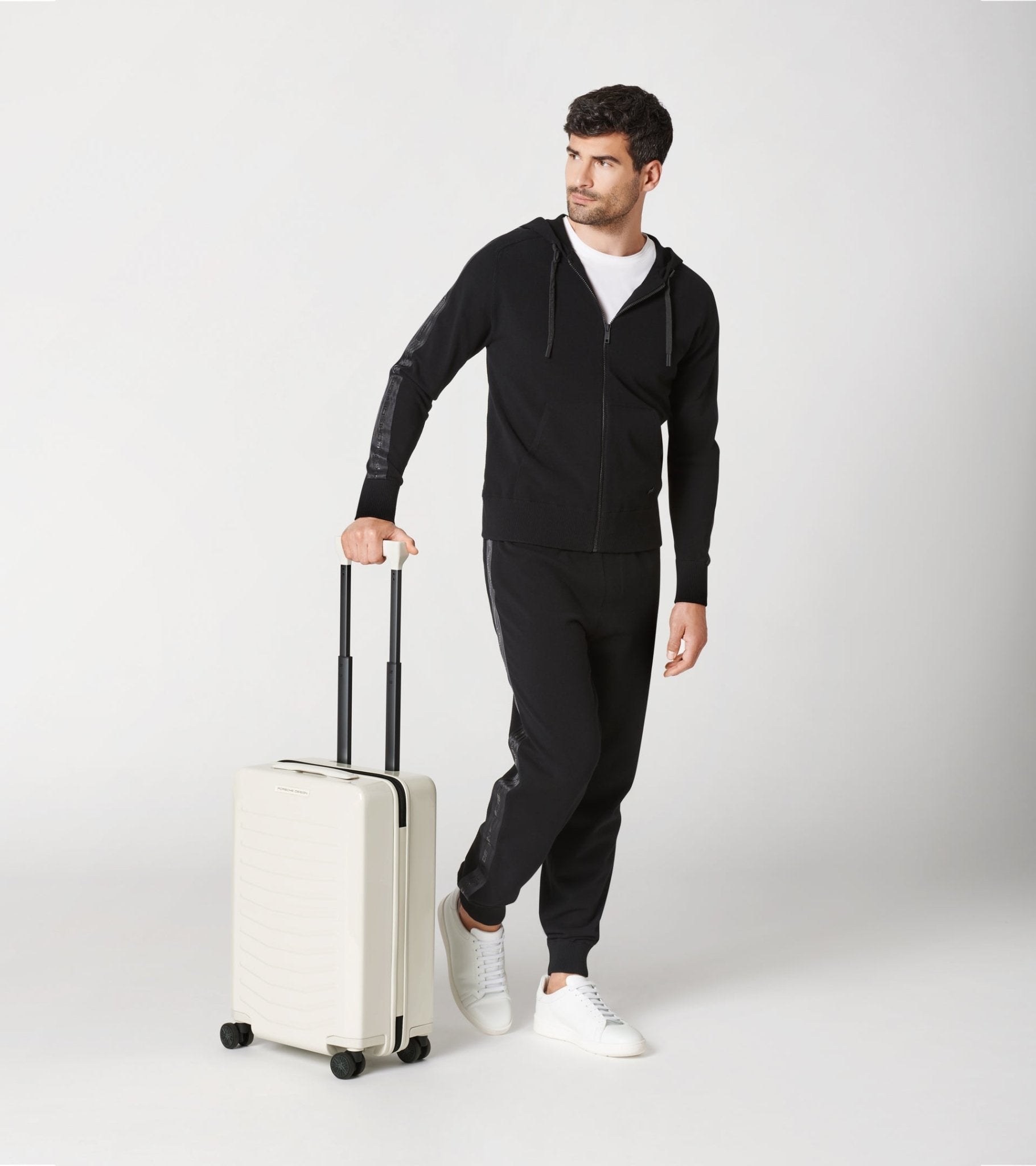 PORSCHE DESIGN Roadster Hardcase 55cm 4W Cabin Trolley | White - iBags - Luggage & Leather Bags