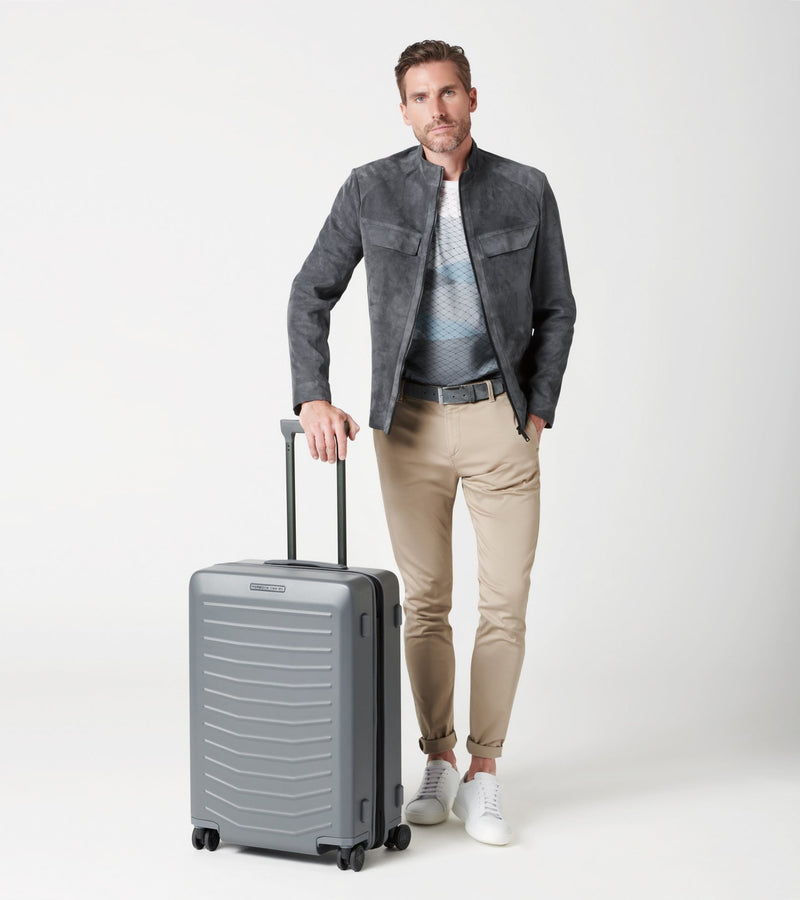 PORSCHE DESIGN Roadster Hardcase 69cm 4W Medium Trolley | Anthracite - iBags - Luggage & Leather Bags