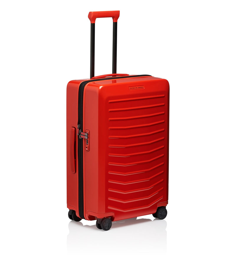 PORSCHE DESIGN Roadster Hardcase 69cm 4W Medium Trolley | Lava Orange - iBags - Luggage & Leather Bags