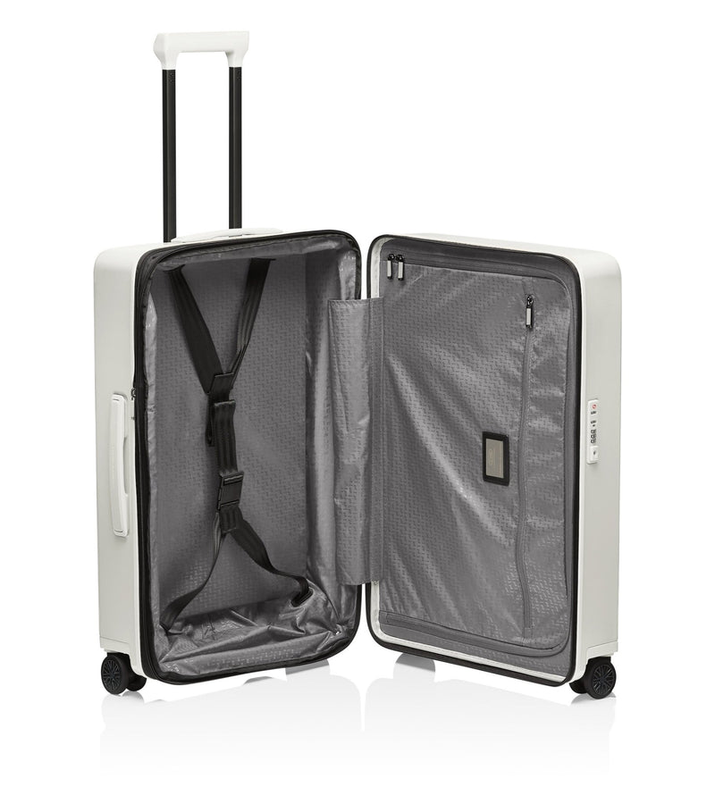 PORSCHE DESIGN Roadster Hardcase 69cm 4W Medium Trolley | White - iBags - Luggage & Leather Bags