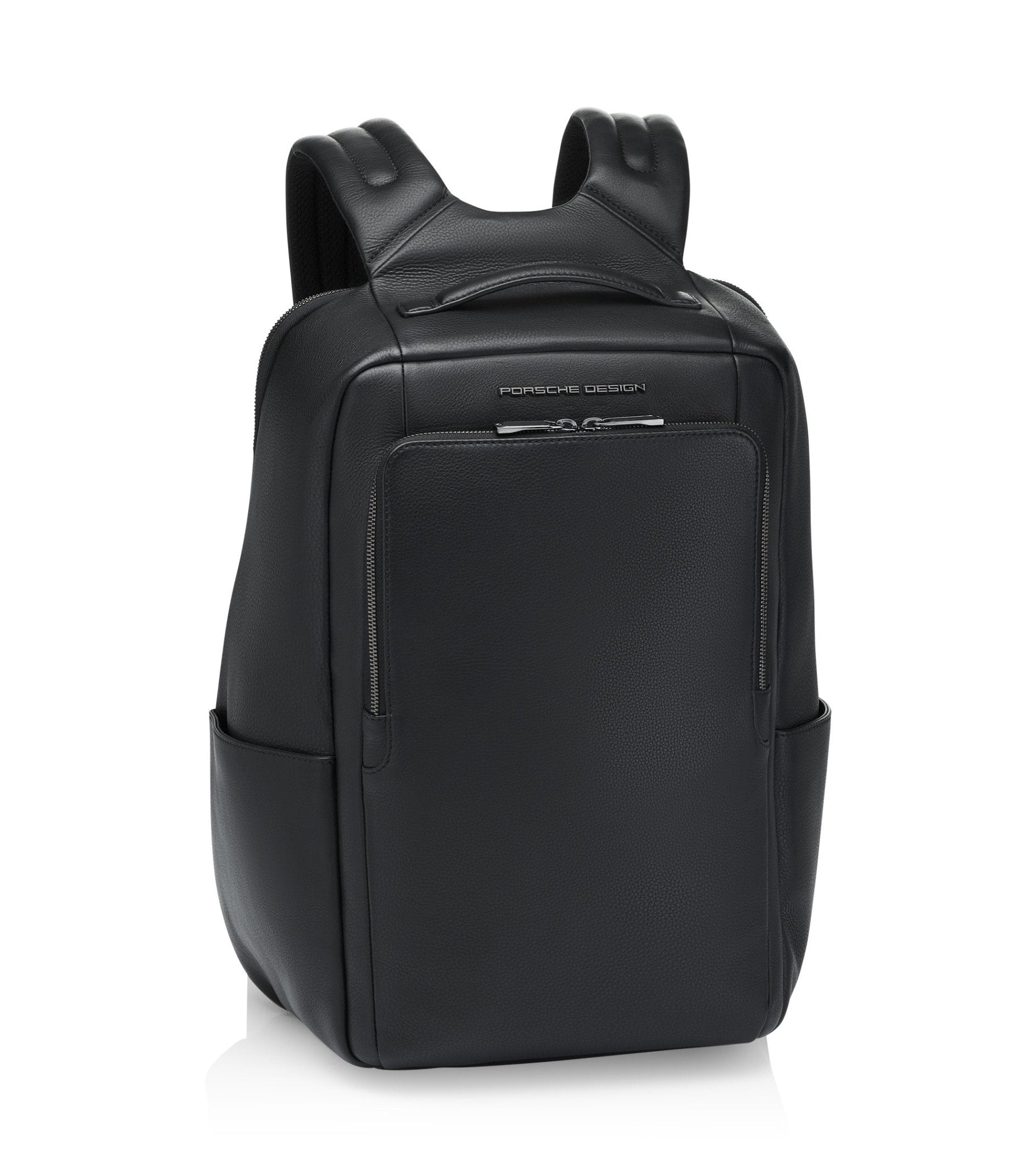 PORSCHE DESIGN Roadster Leather Laptop backpack 15″ | black - iBags - Luggage & Leather Bags