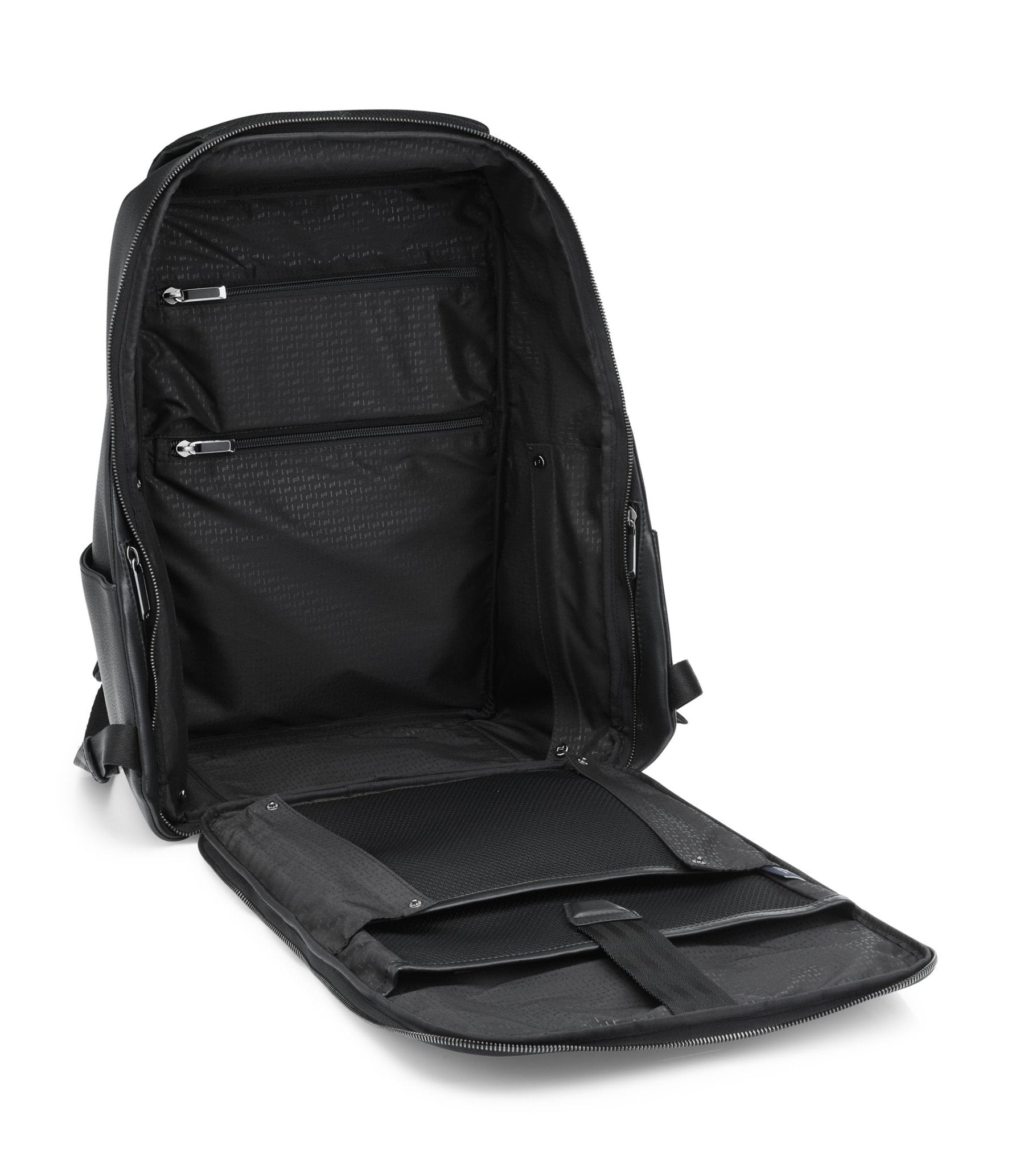 PORSCHE DESIGN Roadster Leather Laptop backpack 15″ | black - iBags - Luggage & Leather Bags