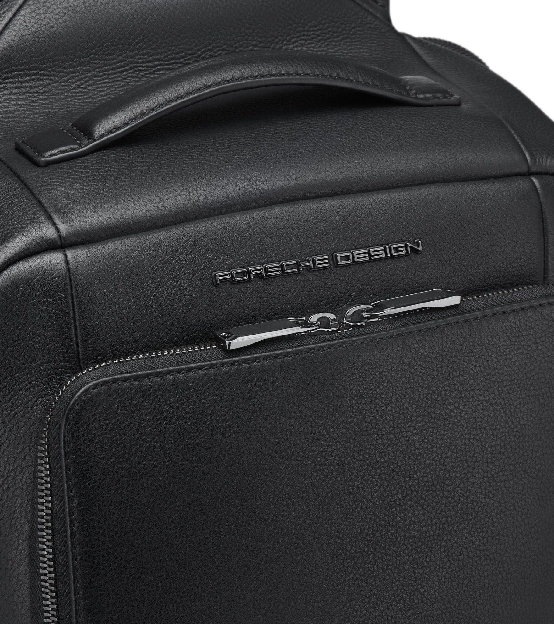 PORSCHE DESIGN Roadster Leather Laptop backpack 15″ | black - iBags - Luggage & Leather Bags