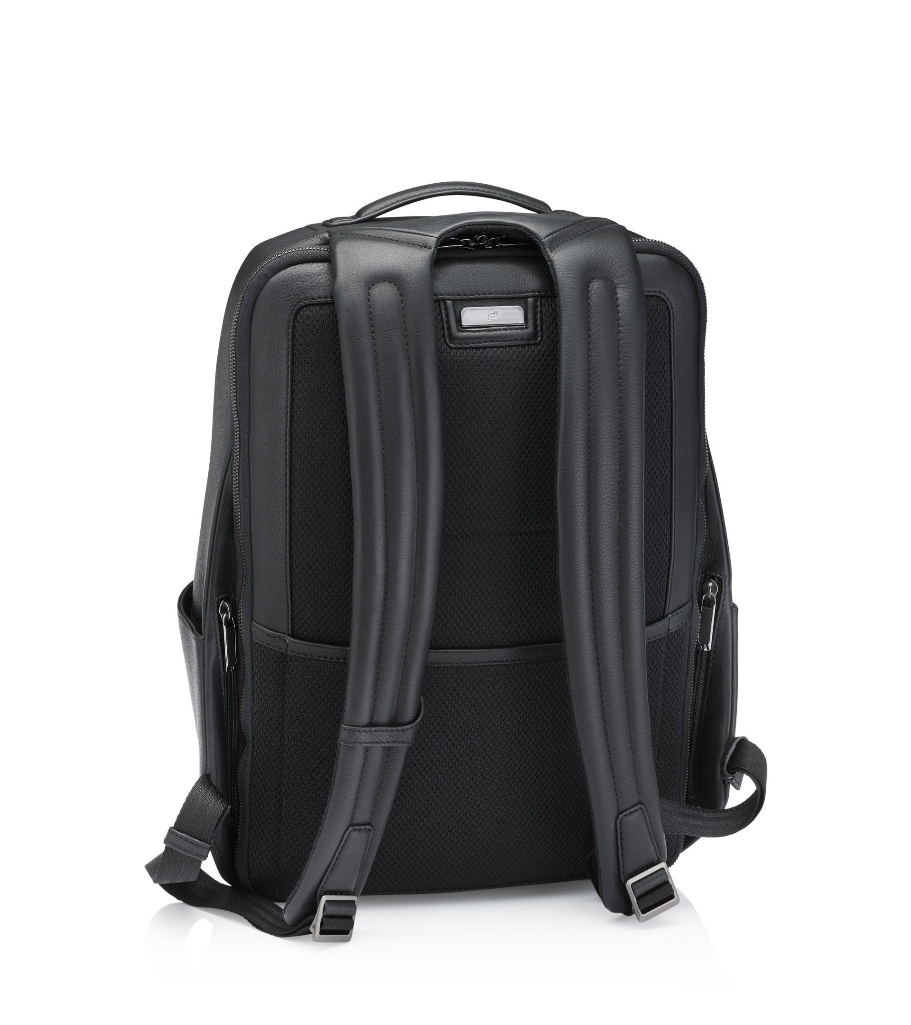 PORSCHE DESIGN Roadster Leather Laptop backpack 15″ | black - iBags - Luggage & Leather Bags