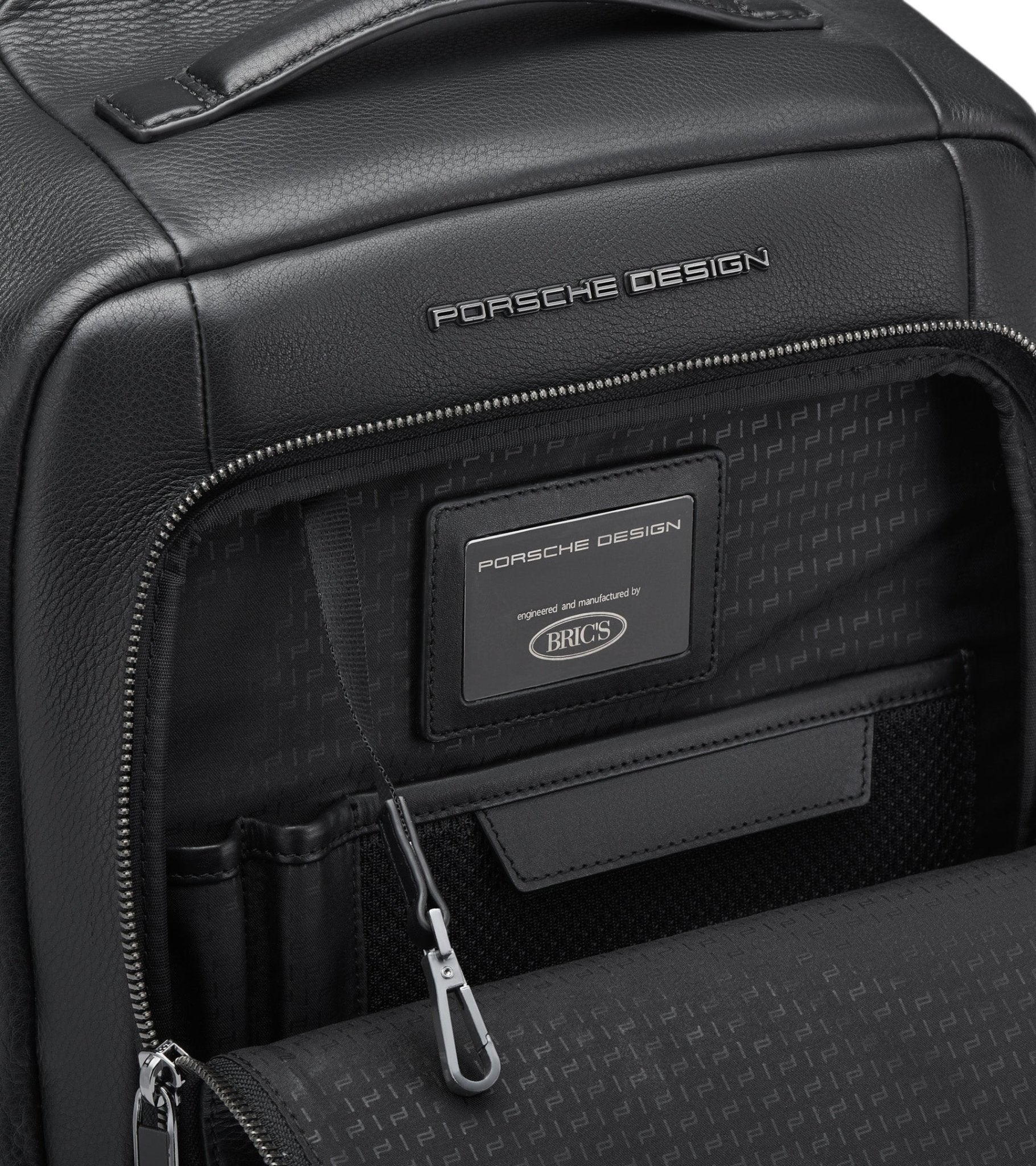 PORSCHE DESIGN Roadster Leather Laptop backpack 15″ | black - iBags - Luggage & Leather Bags