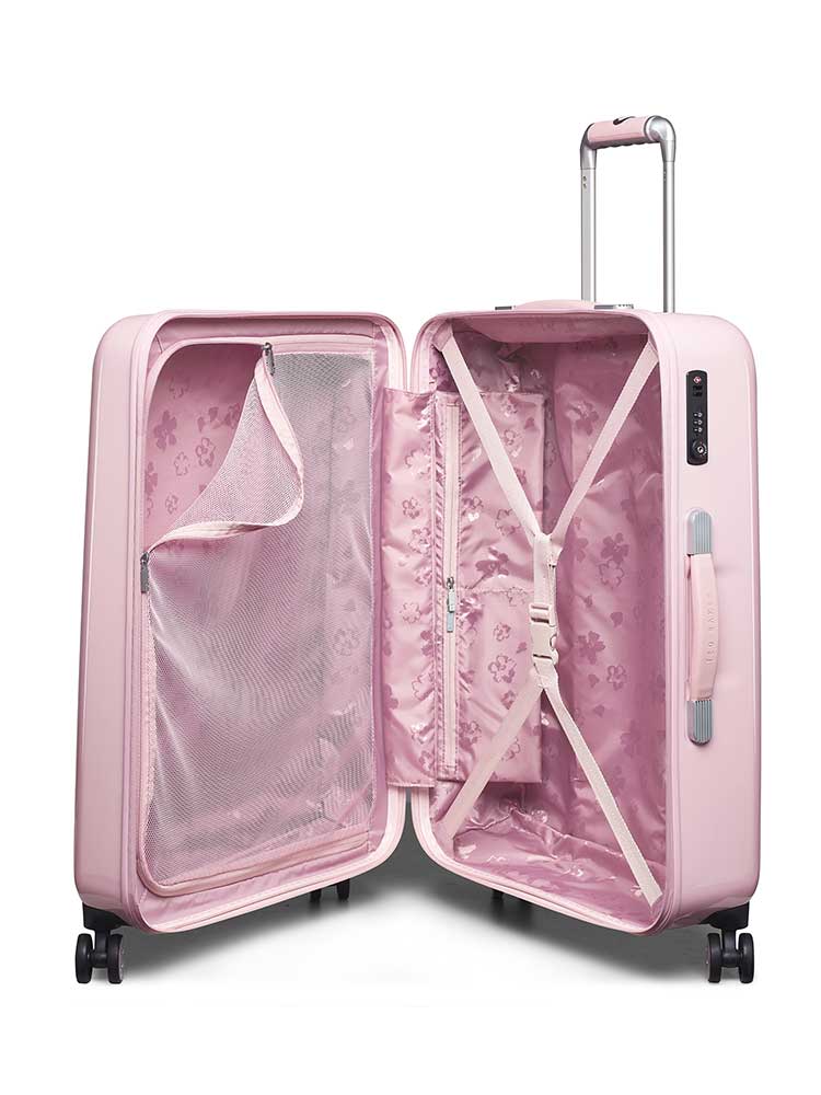 Ted Baker Take Flight 690mm 4 Wheel Check In | Pink - iBags - Luggage & Leather Bags