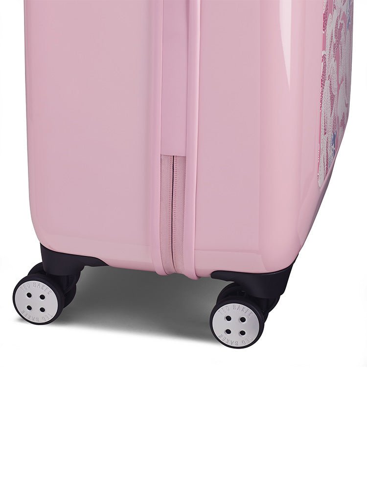 Ted Baker Take Flight 690mm 4 Wheel Check In | Pink - iBags - Luggage & Leather Bags