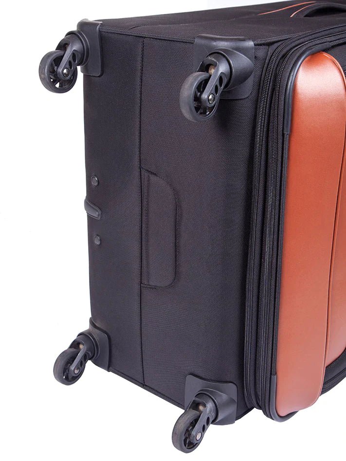 The Cellini Monte Carlo Complete Luxury Travel Set | Black - iBags - Luggage & Leather Bags