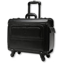 Tosca Leather Laptop Pilot Case with 4 Wheels - iBags.co.za