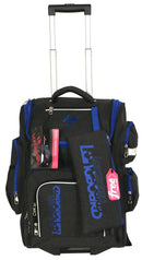 Tosca Longboard Cruiser School Backpack with Wheels | Black - iBags.co.za