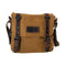Troop London Heavy Wax Canvas Extra Small Messenger Bag | Camel - iBags.co.za