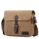 Troop London Heavy Wax Cotton Canvas Shoulder Bag | Camel - iBags.co.za