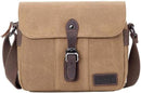 Troop London Heavy Wax Cotton Canvas Shoulder Bag | Camel - iBags.co.za
