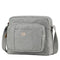 Troop London Organic Cotton Across Body Bag | Ash Grey - iBags.co.za