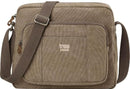 Troop London Organic Cotton Across Body Bag | Brown - iBags.co.za