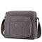 Troop London Organic Cotton Across Body Bag | Charcoal - iBags.co.za