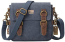 Troop London Organic Cotton Across Body Small Travel Bag | Blue - iBags.co.za