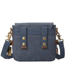 Troop London Organic Cotton Across Body Small Travel Bag | Blue - iBags.co.za