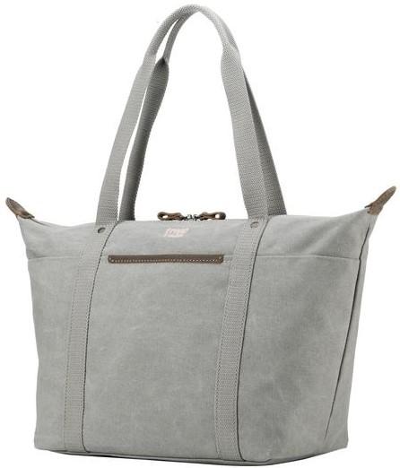 Troop London Organic Cotton Carry Handle Sling Bag | Ash Grey - iBags.co.za