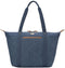 Troop London Organic Cotton Carry Handle Sling Bag | Blue - iBags.co.za