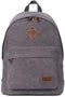 Troop London Organic Cotton Casual Day Backpack | Charcoal - iBags.co.za