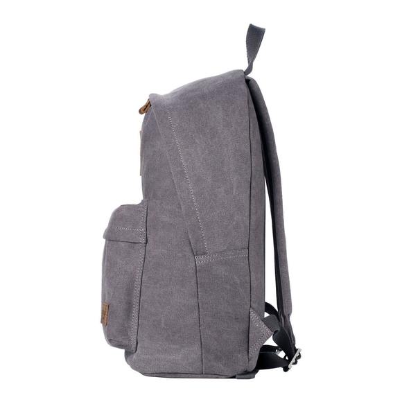 Troop London Organic Cotton Casual Day Backpack | Charcoal - iBags.co.za