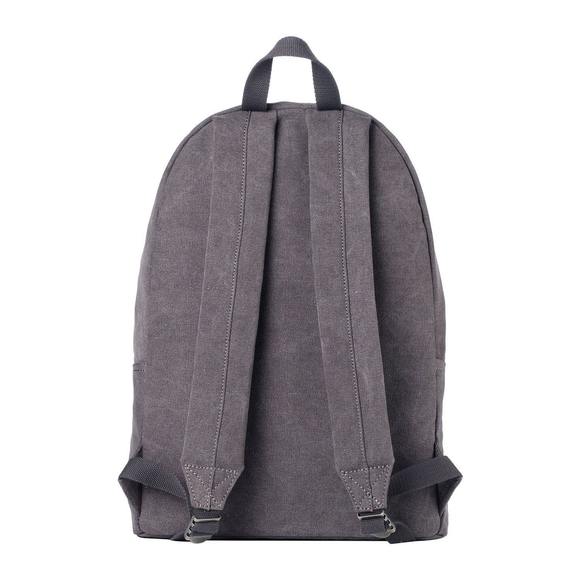 Troop London Organic Cotton Casual Day Backpack | Charcoal - iBags.co.za