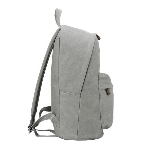 Troop London Organic Cotton Causal Day Backpack | Ash Grey - iBags.co.za