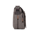 Troop London Organic Cotton Computer Messenger | Charcoal - iBags.co.za