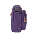 Troop London Organic Cotton Shoulder Small | Purple - iBags.co.za