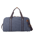 Troop London Organic Cotton Travel Holdall Duffel Bag | Blue - iBags.co.za