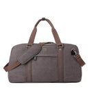 Troop London Organic Cotton Travel Holdall Duffel Bag | Charcoal - iBags.co.za